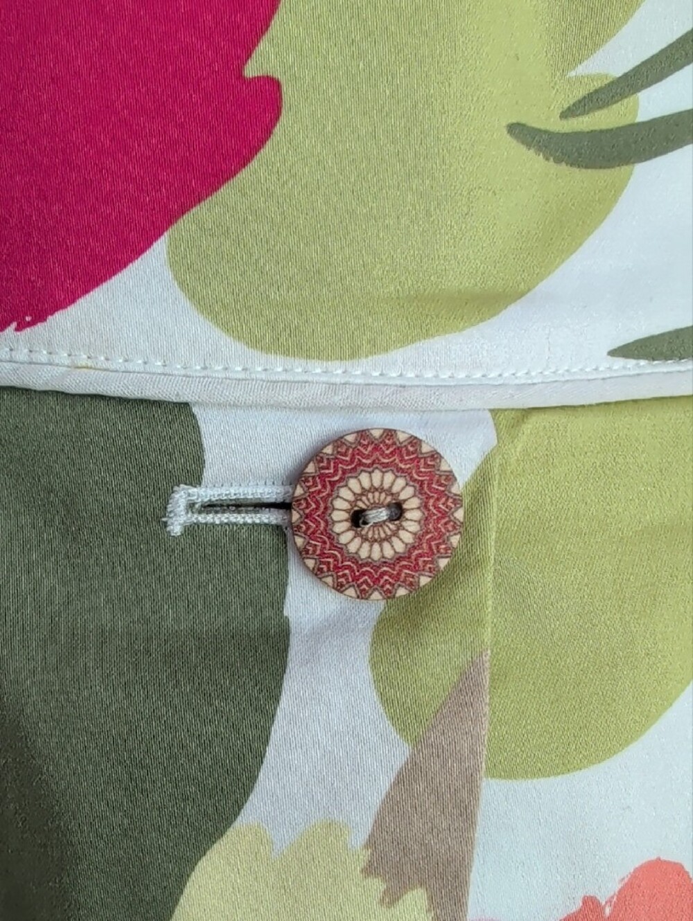 Talbot's Multicolor Floral A-Line Button-Front Skirt Business Or Leisure Parties - Picture 2 of 6